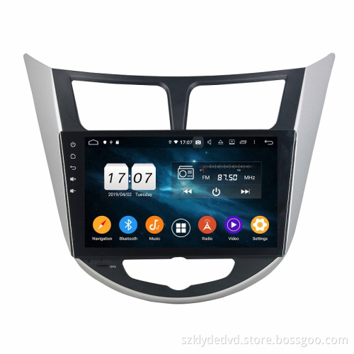 Hot sale bluetooth navigation for Verna 2011